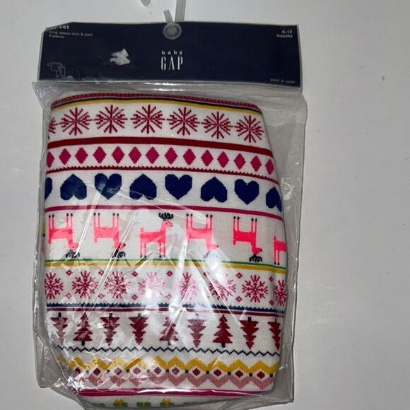 🔥GAP Kids Pajama Set - Red, Blue, Pink, Green Sz 6-12 months - Picture 1 of 3